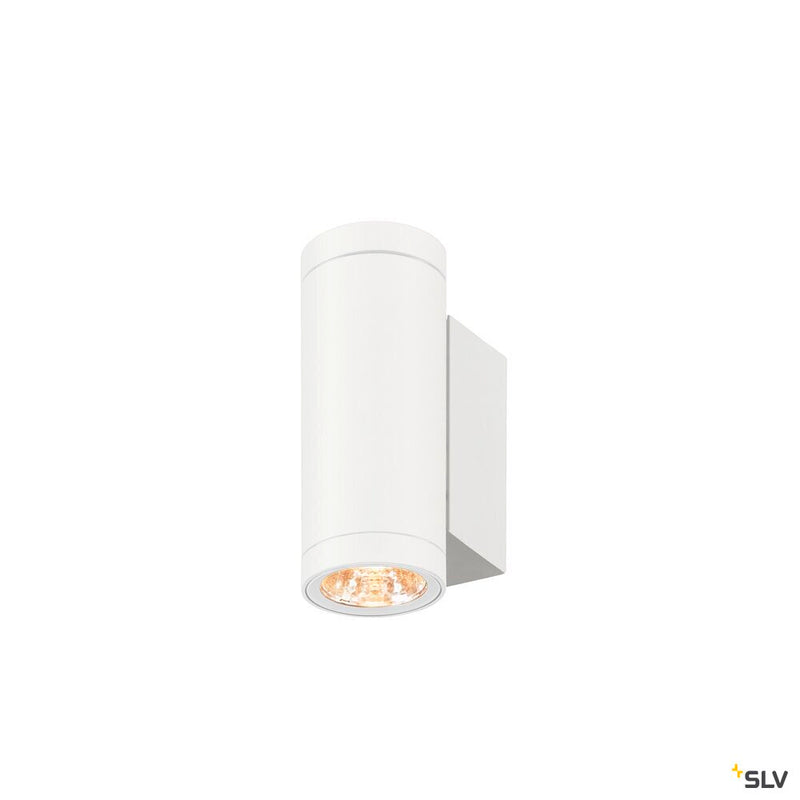 SLV 1010166 HELIA PRO S, Wall-mounted light, single, DALI, P2, cylindrical, 2700 K, 6W, 24°, white