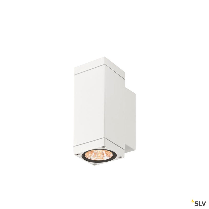SLV 1010180 THEO PRO S, Wall-mounted light, up/down, DALI, P1, rectangular, 2700 K, 6W, 24°, white