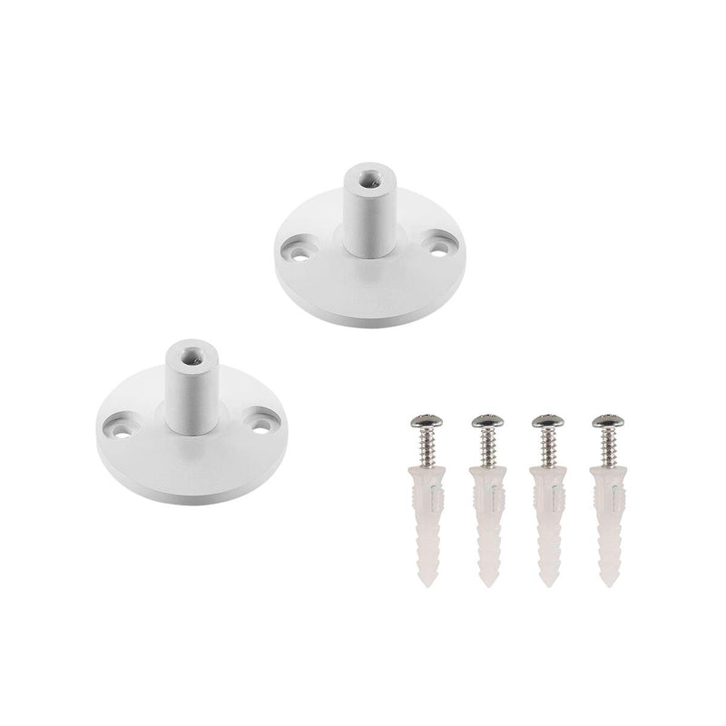SLV 186301 Wall Bracket for TENSEO Low-Voltage Cable System (White, 2 pieces)