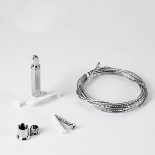 PRO-EZ0449-W — Powergear EZCLICK Wire Suspension 5m | 3-Circuit Track | White