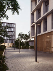 STREETLIGHT IP66 ELE 2 HEADS LED 49 2200K DALI-2 URBAN GREY 4913LM