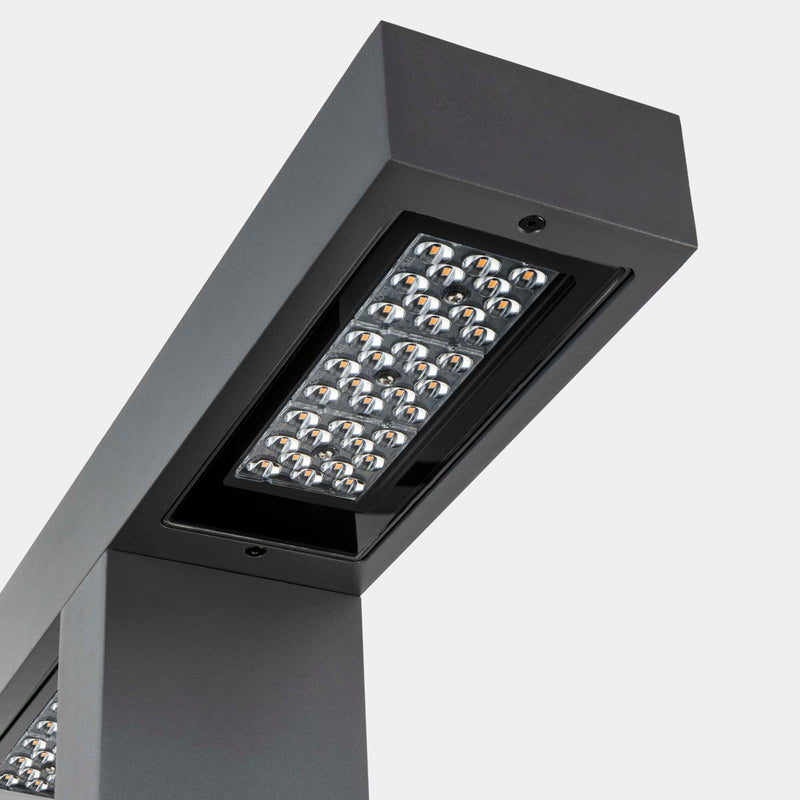 STREETLIGHT IP66 ELE 2 HEADS LED 49 2200K DALI-2 URBAN GREY 4913LM