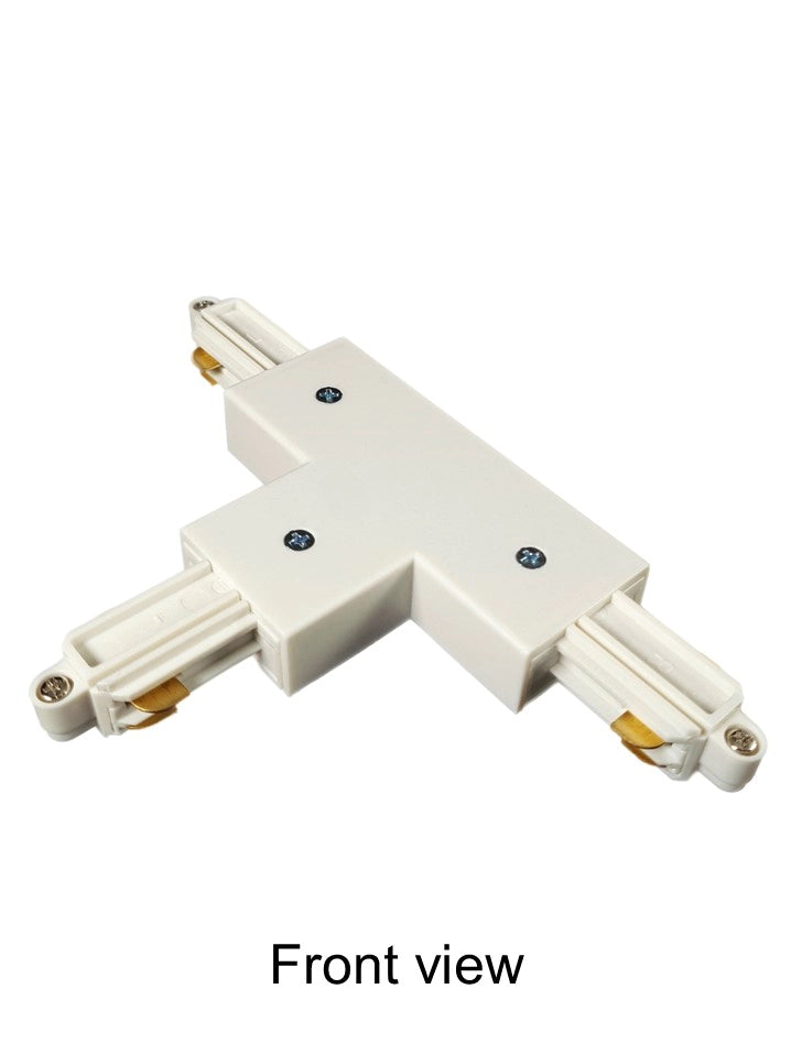 MLS 710027 T-Connector Earth Inside Left White for Single Circuit Track