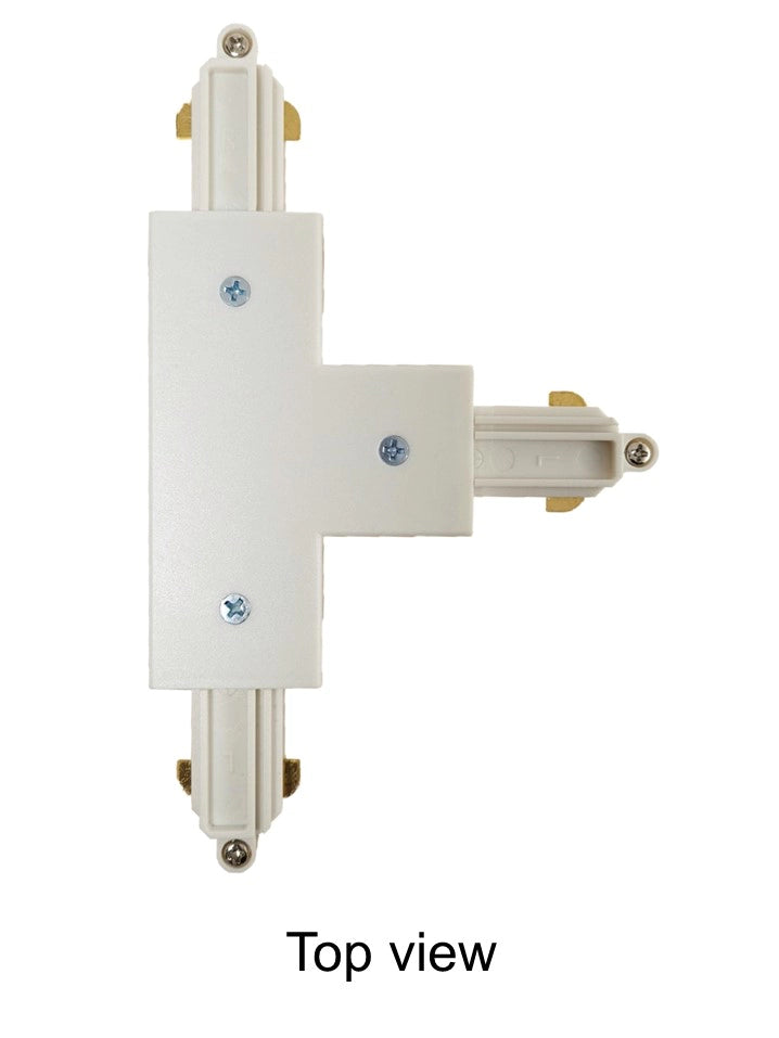 MLS 710029 T-Connector Earth Inside Right White for Single Circuit Track