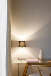 TABLE LAMP METRICA ROUND E27 15 BLACK 476LM