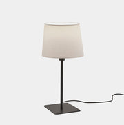 TABLE LAMP METRICA SQUARE E27 15 BLACK 476LM