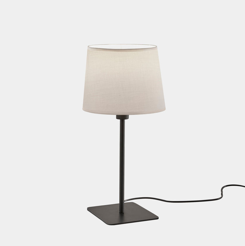 TABLE LAMP METRICA SQUARE E27 15 BLACK 476LM