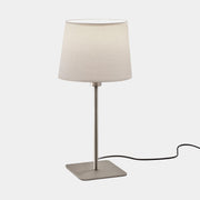 TABLE LAMP METRICA SQUARE E27 15 SATIN NICKEL 476LM