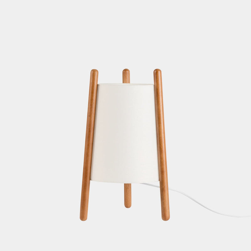 TABLE LAMP WOODY E27 15 WHITE