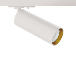 White Track Light Fitting, Tube 12W WG, Dimmable, for Single Circuit White track Lighting