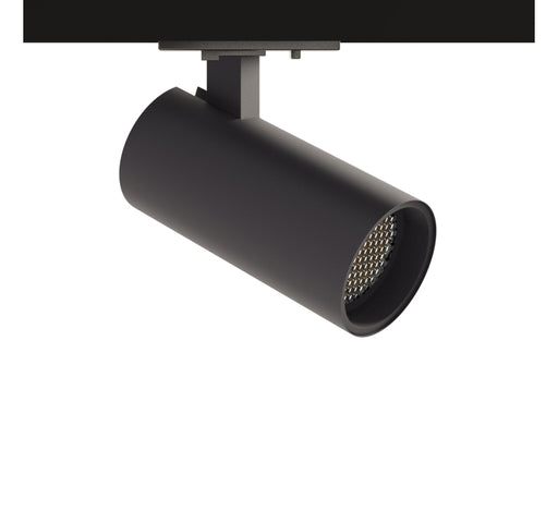 Black Track Light Fitting, Tube BBHC GU10, Dimmable, for Single Circuit Black Track Lighting
