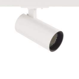 White Track Light Fitting, Tube WBHC GU10, Dimmable, for Single Circuit White track Lighting
