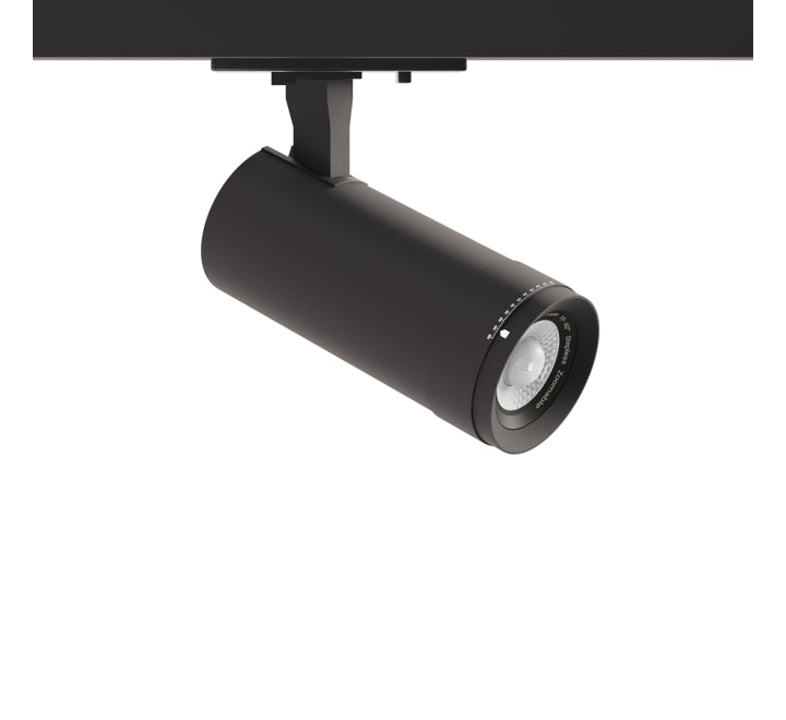 Black Track Light Fitting, Zoom 10-60 degree Switchable 3000K/4000K/5700K Dimmable 7W for Black Track Lighting