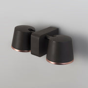 WALL FIXTURE DRONE DOUBLE LED 16.3 LED WARM-WHITE 2700K ON-OFF BROWN 613LM