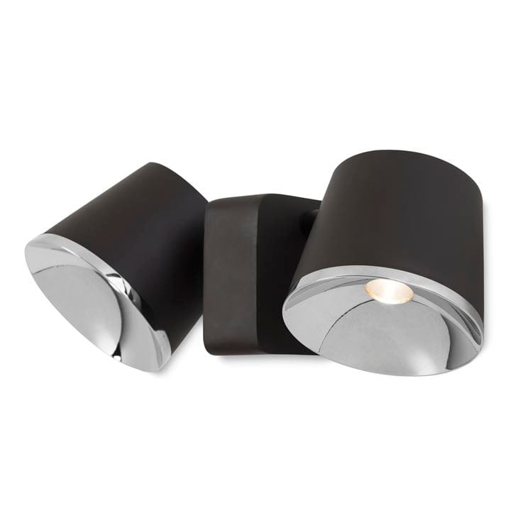 WALL FIXTURE DRONE DOUBLE LED 16.3 LED WARM-WHITE 2700K ON-OFF BROWN 613LM 05-5307-CI-21