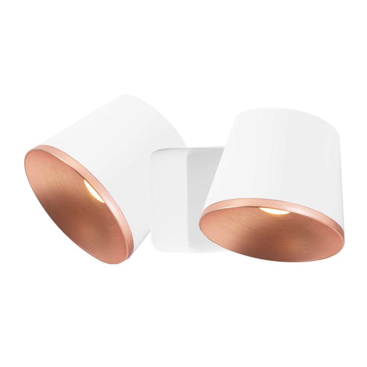 WALL FIXTURE DRONE DOUBLE LED 16.3 LED WARM-WHITE 2700K ON-OFF WHITE 613LM 05-5307-14-06