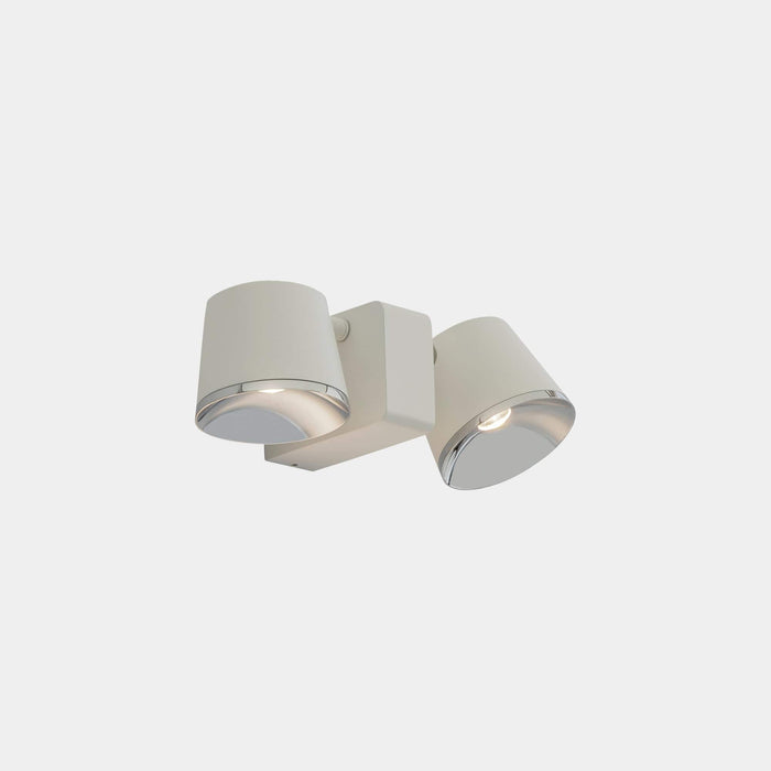 WALL FIXTURE DRONE DOUBLE LED 16.3 LED WARM-WHITE 2700K ON-OFF WHITE 613LM