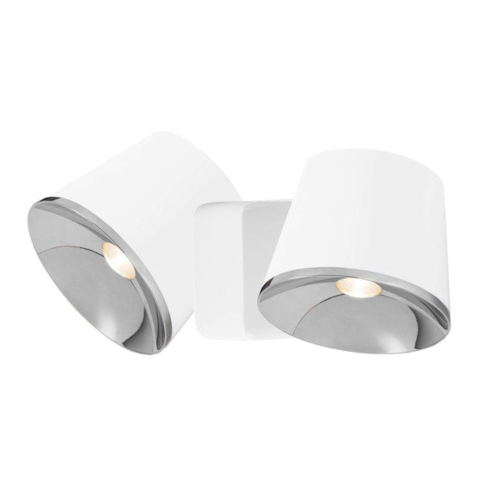 WALL FIXTURE DRONE DOUBLE LED 16.3 LED WARM-WHITE 2700K ON-OFF WHITE 613LM 05-5307-14-21