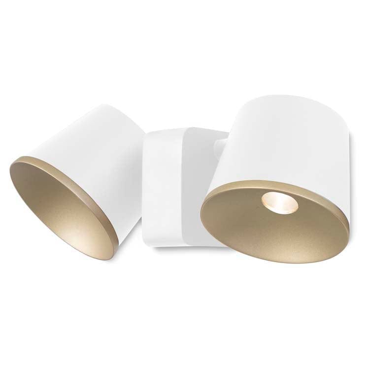 WALL FIXTURE DRONE DOUBLE LED 16.3 LED WARM-WHITE 2700K ON-OFF WHITE 613LM 05-5307-14-F5