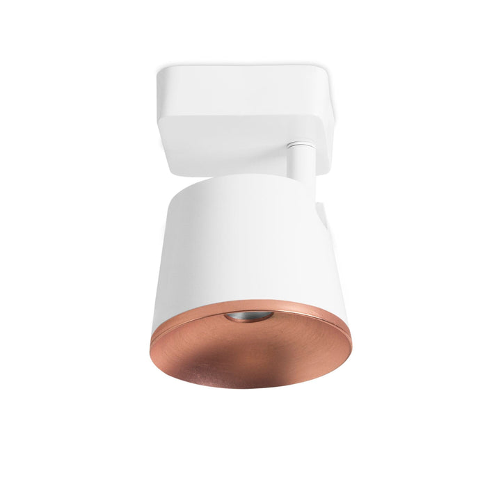 WALL FIXTURE DRONE SINGLE LED 8.6 LED WARM-WHITE 2700K ON-OFF WHITE 350LM 05-5306-14-06