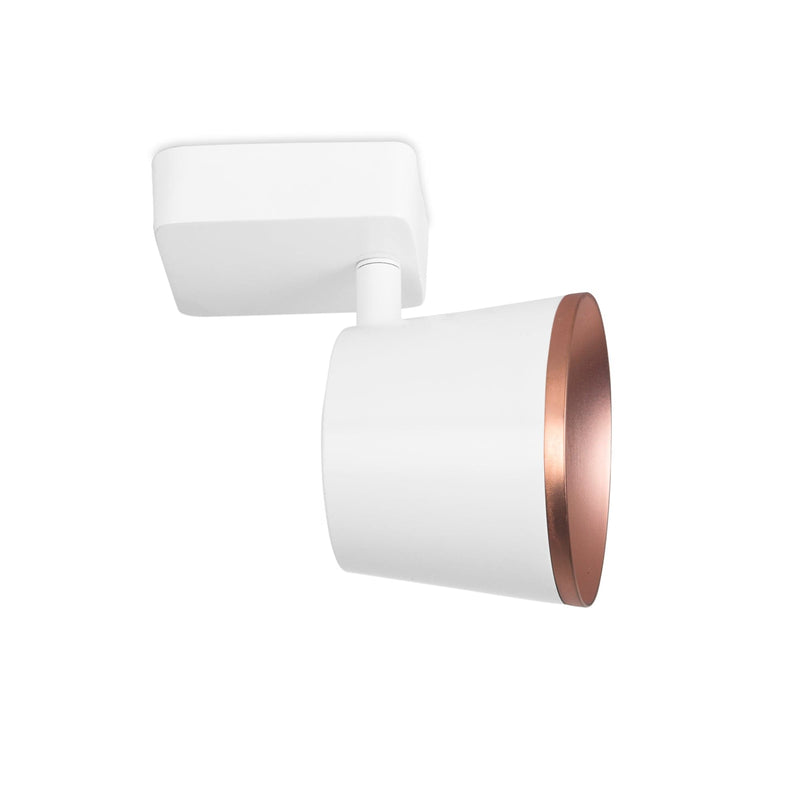 WALL FIXTURE DRONE SINGLE LED 8.6 LED WARM-WHITE 2700K ON-OFF WHITE 350LM 05-5306-14-06