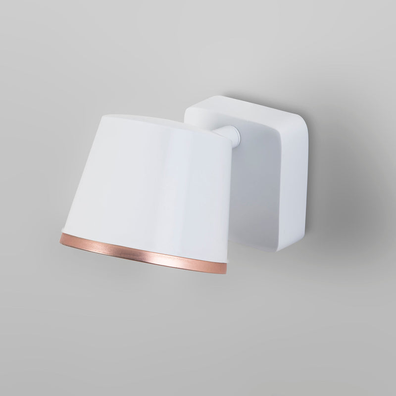 WALL FIXTURE DRONE SINGLE LED 8.6 LED WARM-WHITE 2700K ON-OFF WHITE 350LM