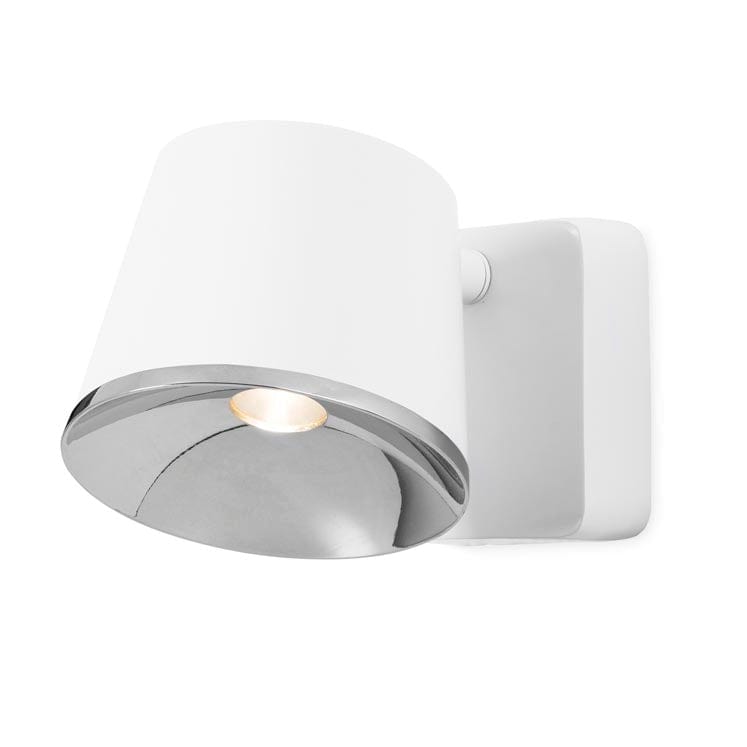 WALL FIXTURE DRONE SINGLE LED 8.6 LED WARM-WHITE 2700K ON-OFF WHITE 350LM 05-5306-14-21