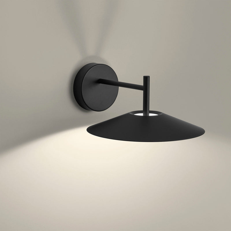 WALL FIXTURE H LED 17 LED WARM-WHITE 2700K ON-OFF BLACK 627LM