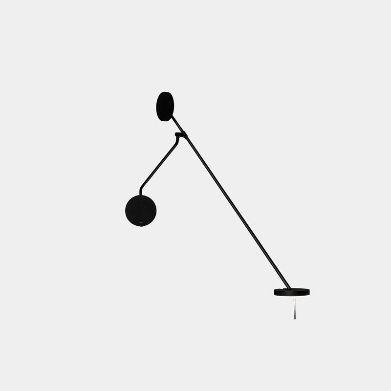 WALL FIXTURE INVISIBLE LED 10.5 LED WARM-WHITE 3000K TOUCH DIMMING BLACK 550LM