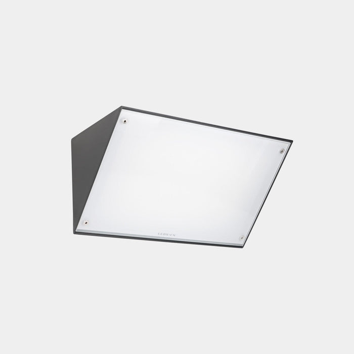WALL FIXTURE IP65 CURIE GLASS 260MM E27 15 URBAN GREY 710LM