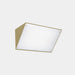 WALL FIXTURE IP65 CURIE GLASS 260MM LED 14.4 SW 2700-3200-4000K ON-OFF GOLD 792L