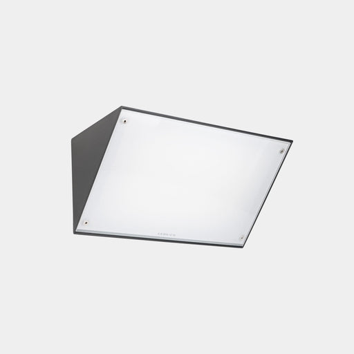 WALL FIXTURE IP65 CURIE GLASS 260MM LED 14.4 SW 2700-3200-4000K ON-OFF URBAN GRE