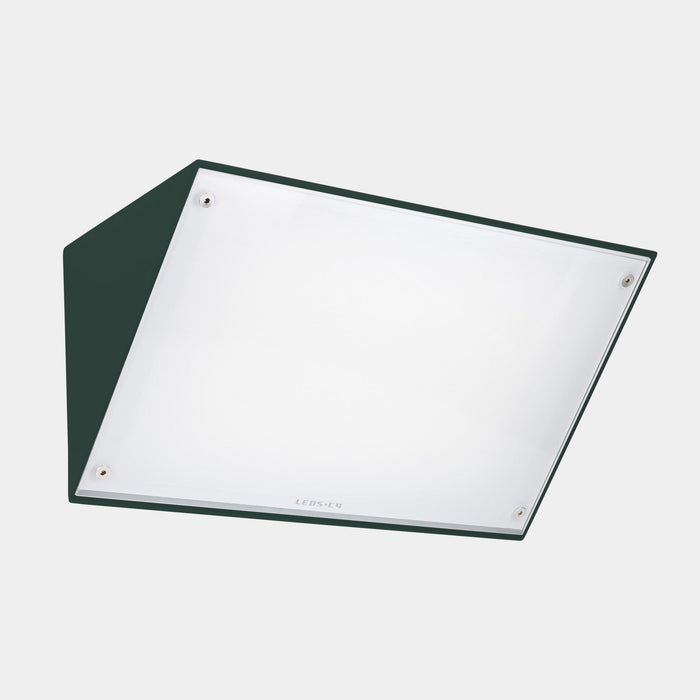 WALL FIXTURE IP65 CURIE GLASS 350MM E27 30 FIR GREEN