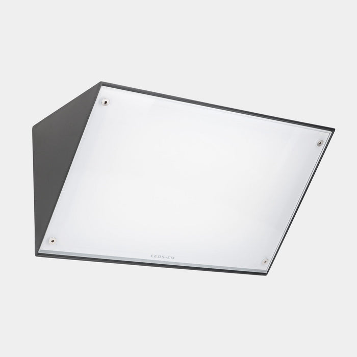 WALL FIXTURE IP65 CURIE GLASS 350MM E27 30 URBAN GREY 1530LM