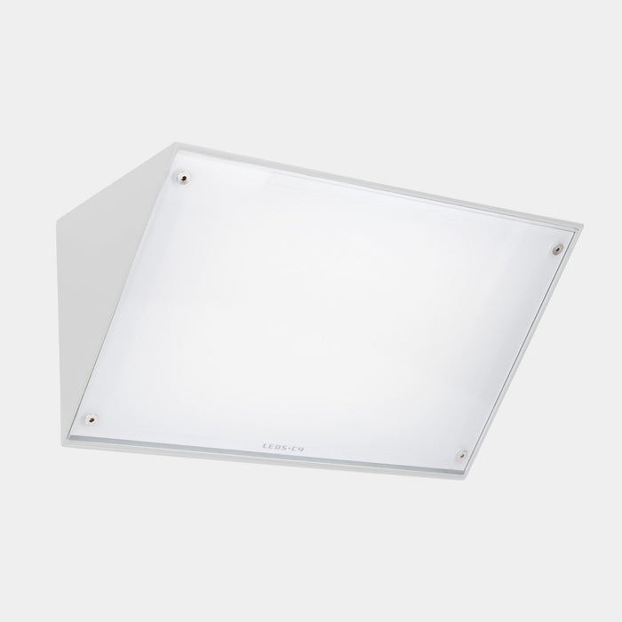 WALL FIXTURE IP65 CURIE GLASS 350MM E27 30 WHITE