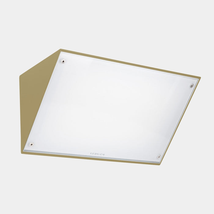 WALL FIXTURE IP65 CURIE GLASS 350MM LED 28.9 SW 2700-3200-4000K ON-OFF GOLD 2941