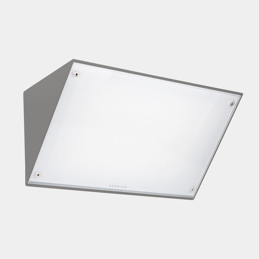 WALL FIXTURE IP65 CURIE GLASS 350MM LED 28.9 SW 2700-3200-4000K ON-OFF GREY 2941