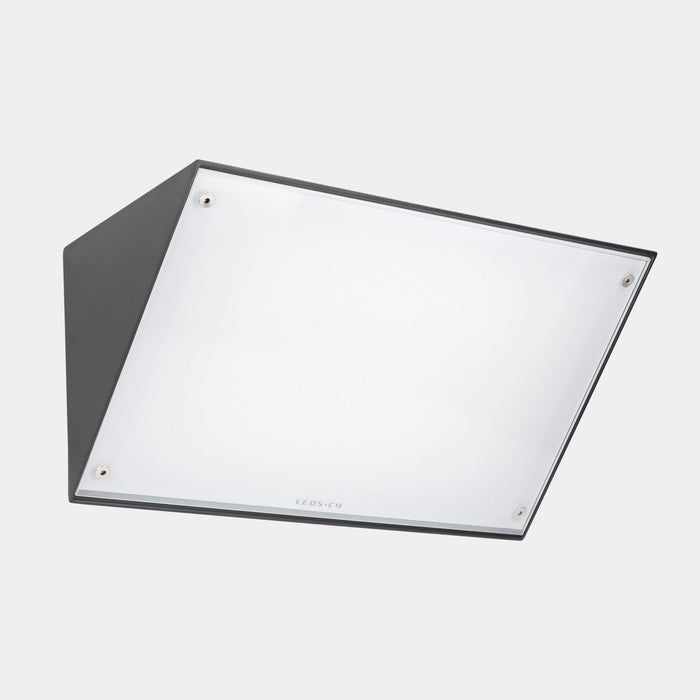 WALL FIXTURE IP65 CURIE GLASS 350MM LED 28.9 SW 2700-3200-4000K ON-OFF URBAN GRE