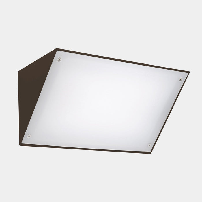 WALL FIXTURE IP65 CURIE PC 350MM LED 28.9 SW 2700-3200-4000K ON-OFF BROWN 2941LM