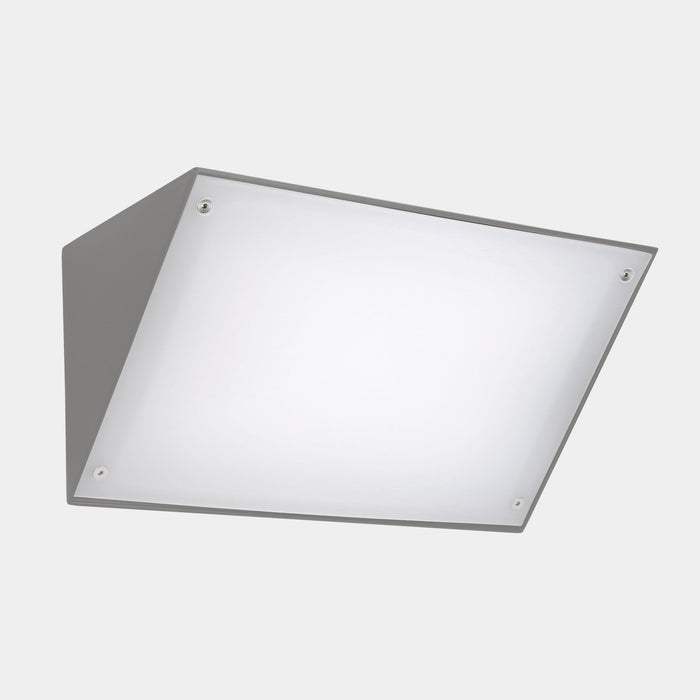 WALL FIXTURE IP65 CURIE PC 350MM LED 28.9 SW 2700-3200-4000K ON-OFF GREY 2941LM