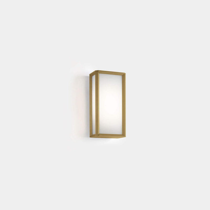 WALL FIXTURE IP65 SKAT 200MM LED 10 SW 2700-3200-4000K ON-OFF GOLD 602LM