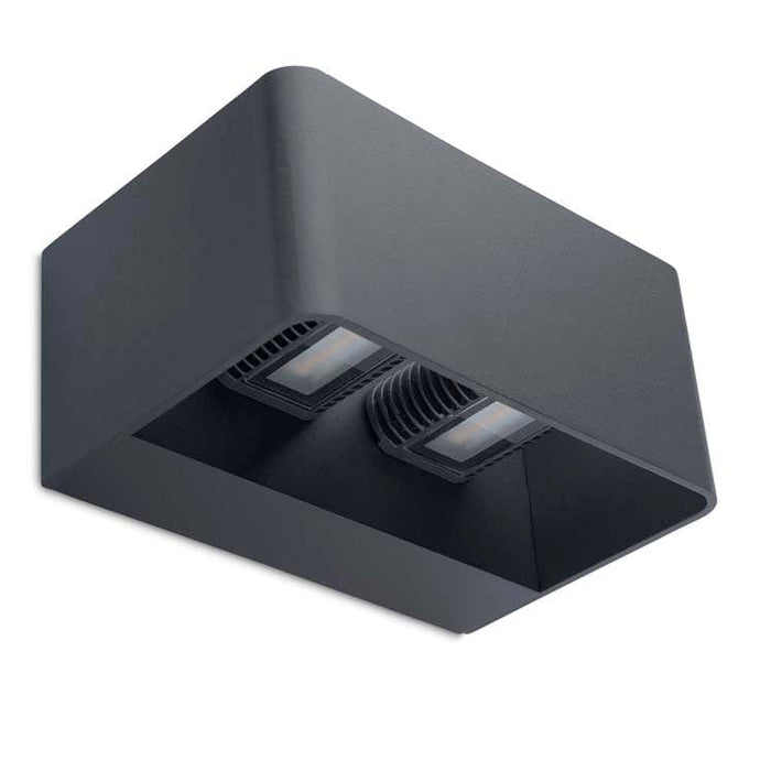 WALL FIXTURE IP65 WILSON RECTANGULAR LED 20.7 LED WARM-WHITE 3000K ON-OFF URBAN GREY 05-9684-Z5-CL