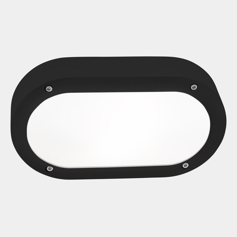 WALL FIXTURE IP66 BASIC OVAL E27 15 BLACK
