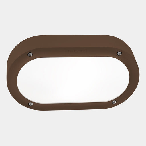 WALL FIXTURE IP66 BASIC OVAL E27 15 BROWN