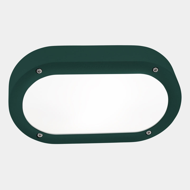 WALL FIXTURE IP66 BASIC OVAL E27 15 FIR GREEN