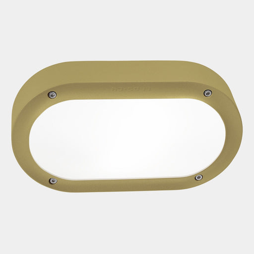 WALL FIXTURE IP66 BASIC OVAL LED 8.5 SW 2700-3200-4000K ON-OFF GOLD 793LM