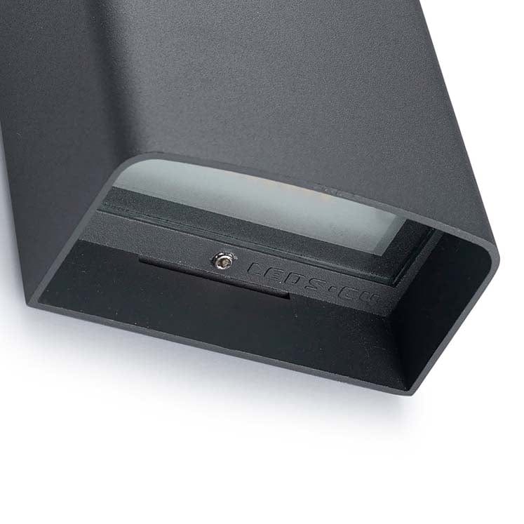 WALL FIXTURE IP66 CLOUS 136MM LED 11 LED WARM-WHITE 3000K ON-OFF URBAN GREY 537L