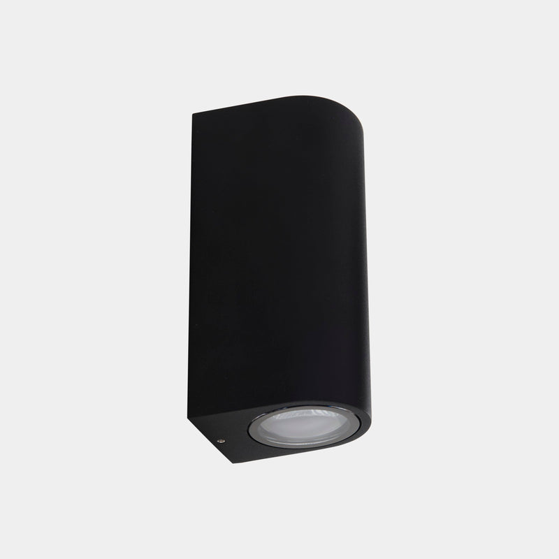 WALL FIXTURE IP66 EKO DOUBLE EMISSION GU10 8 BLACK
