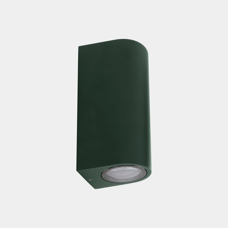 WALL FIXTURE IP66 EKO DOUBLE EMISSION GU10 8 FIR GREEN