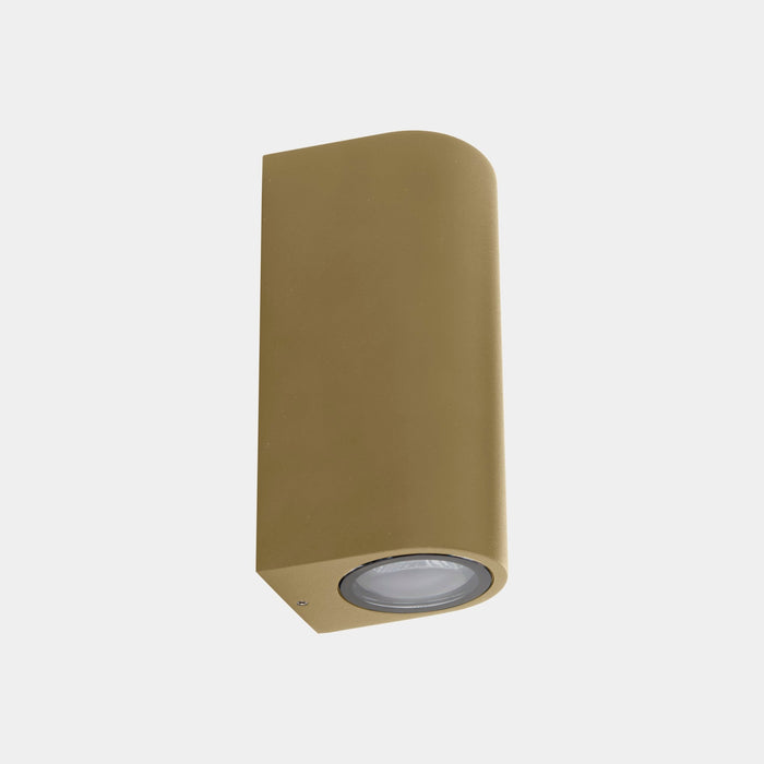 WALL FIXTURE IP66 EKO DOUBLE EMISSION GU10 8 GOLD